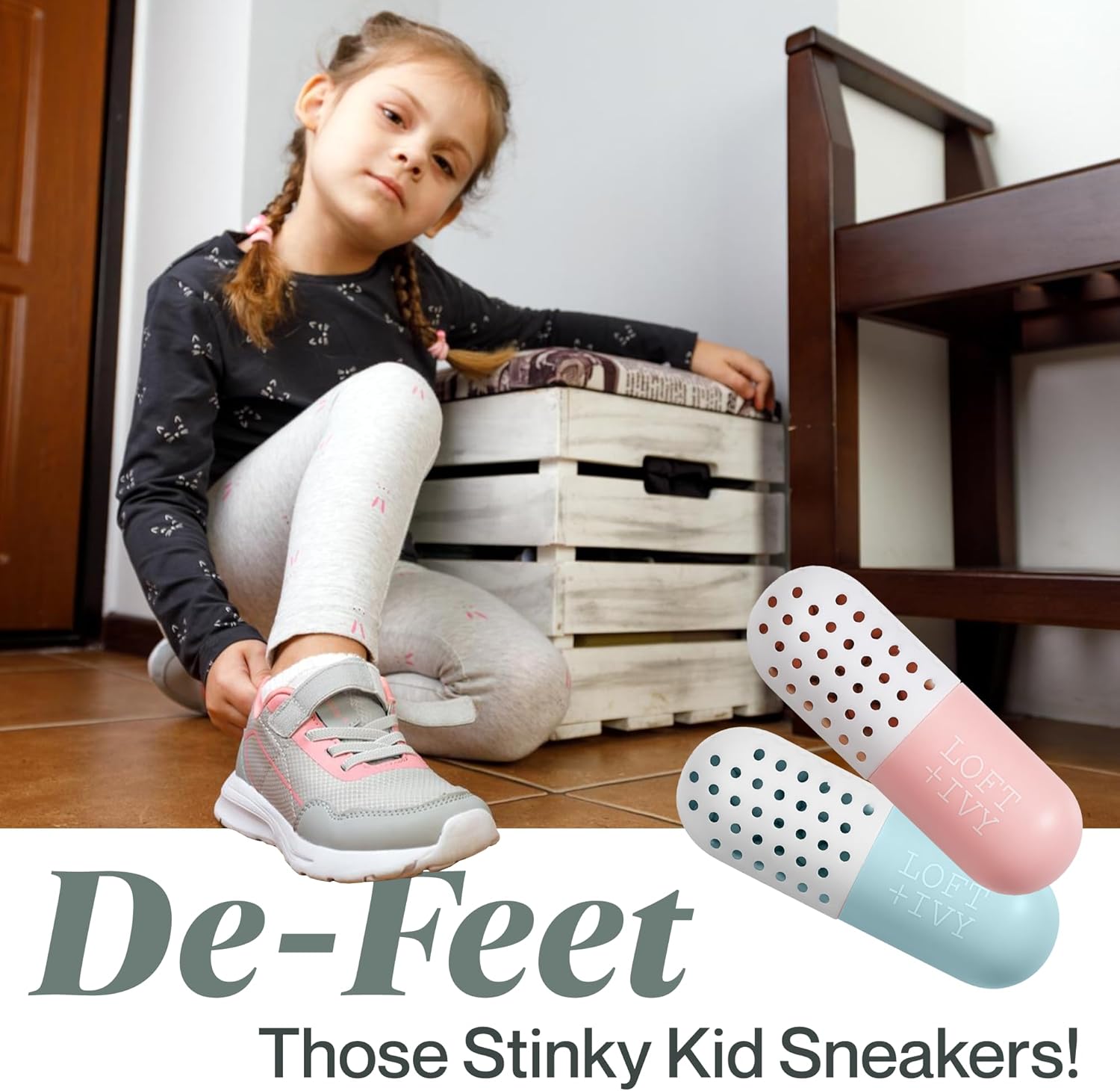FreshStride™ Footwear Deodorizer Balls – Long-Lasting Odor Eliminator for Shoes, Sneakers & Gym Bags