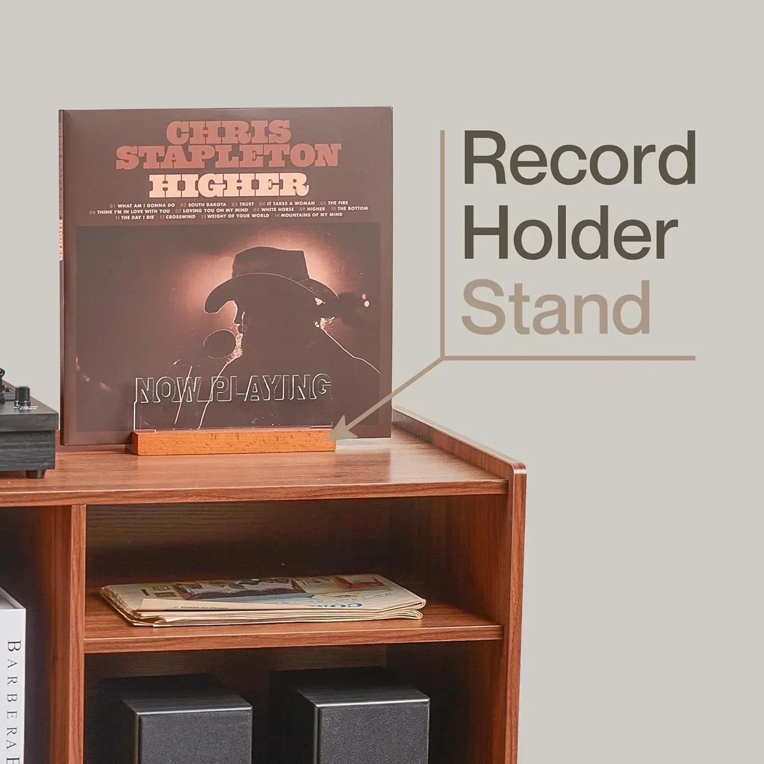 ToneTrove™ Record Player Stand