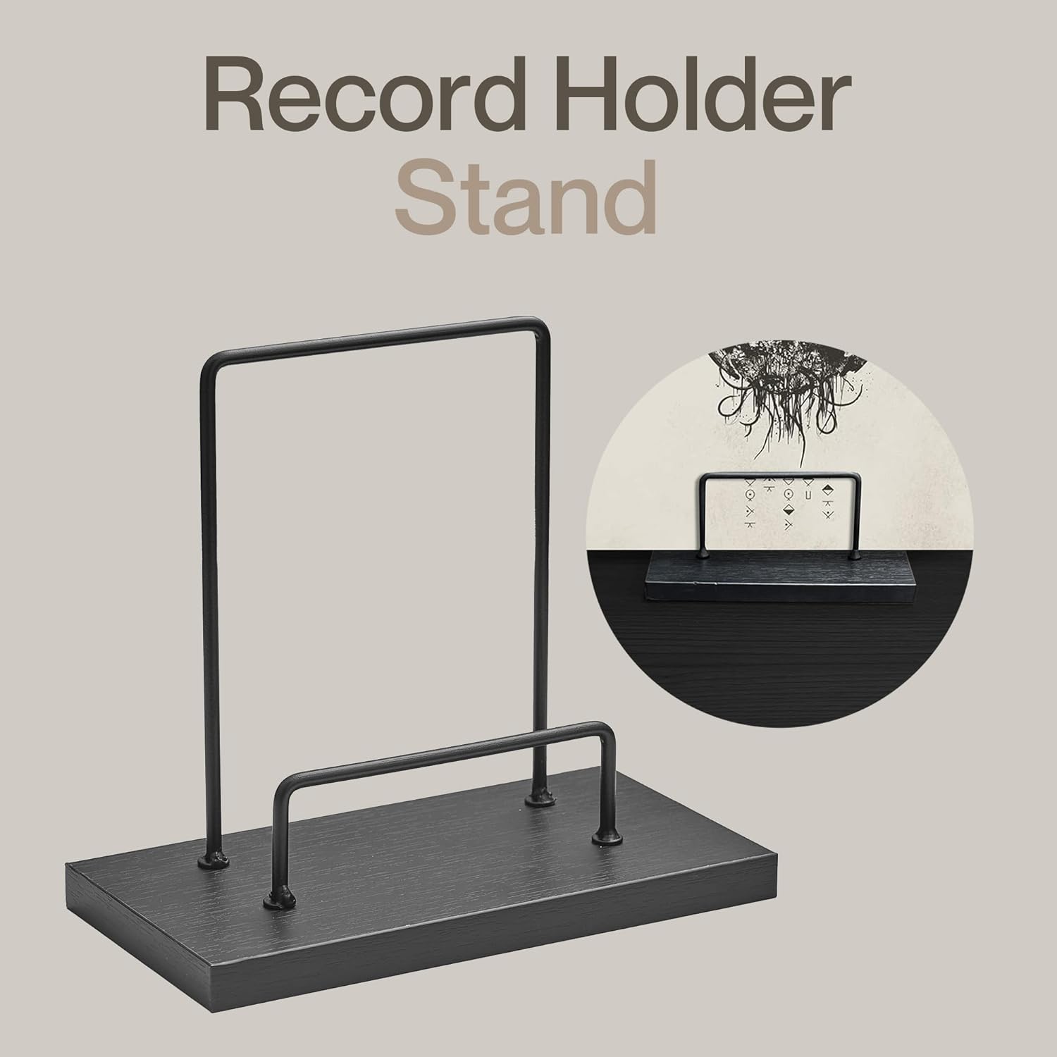 VinylVista Record Player Stand