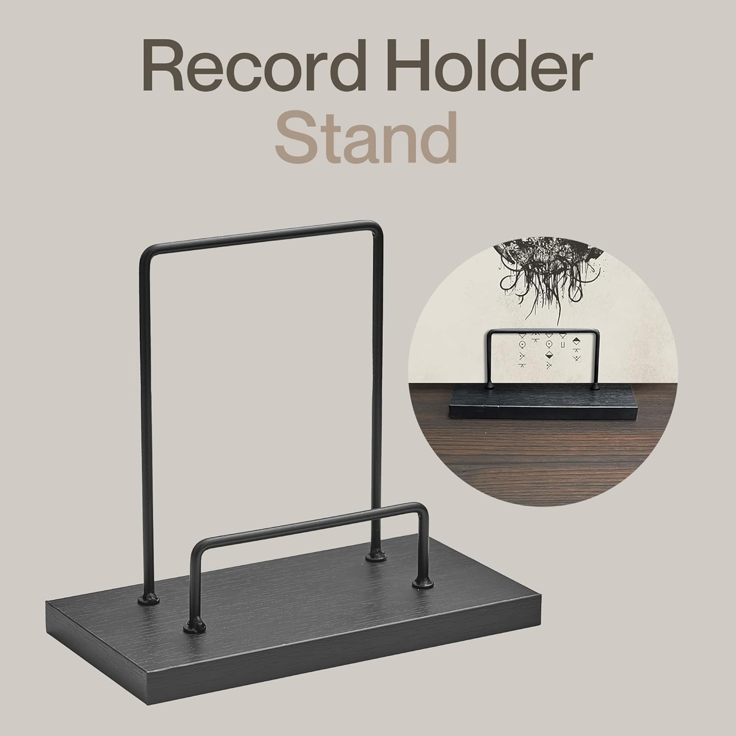 VinylVista Record Player Stand