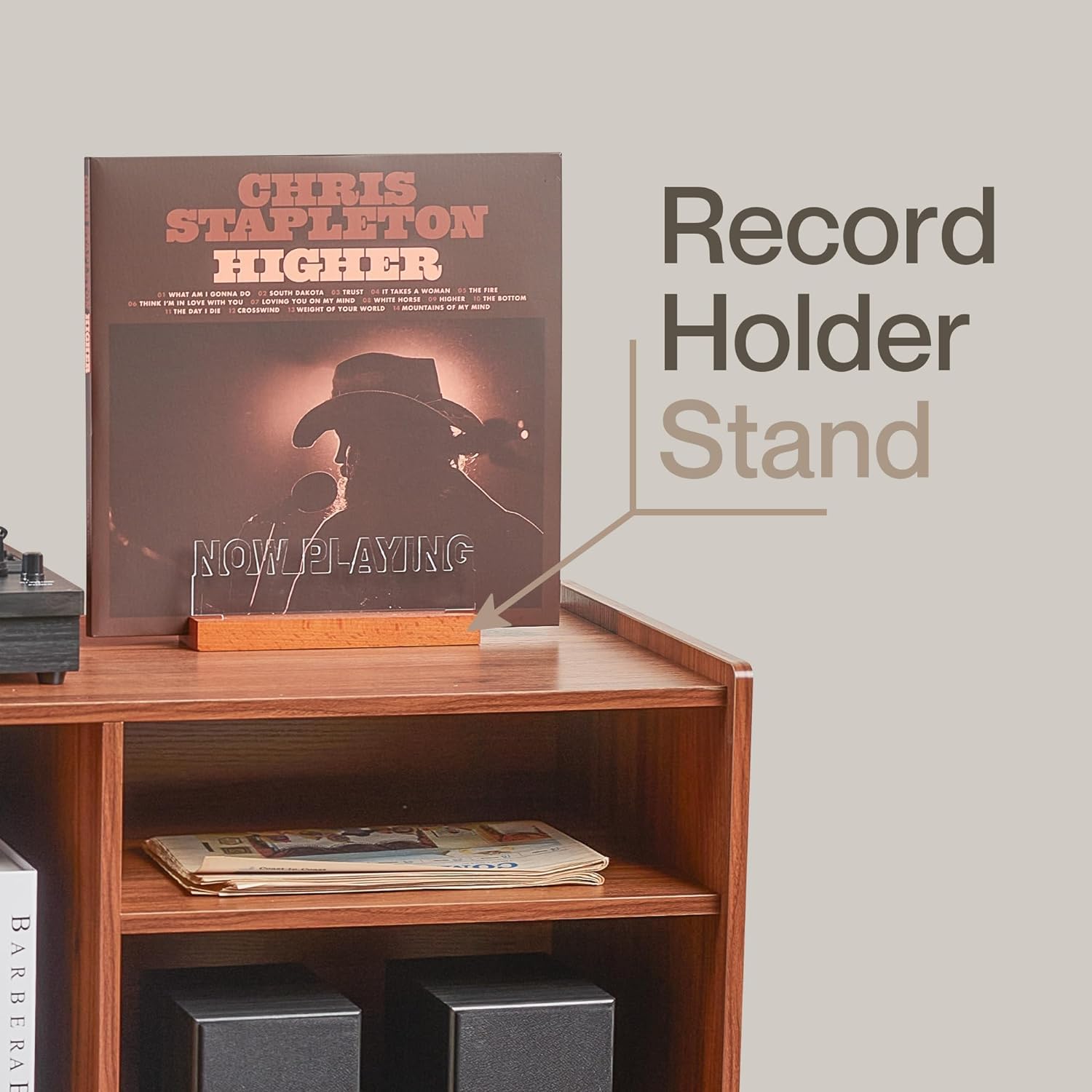 ToneTrove™ Record Player Stand