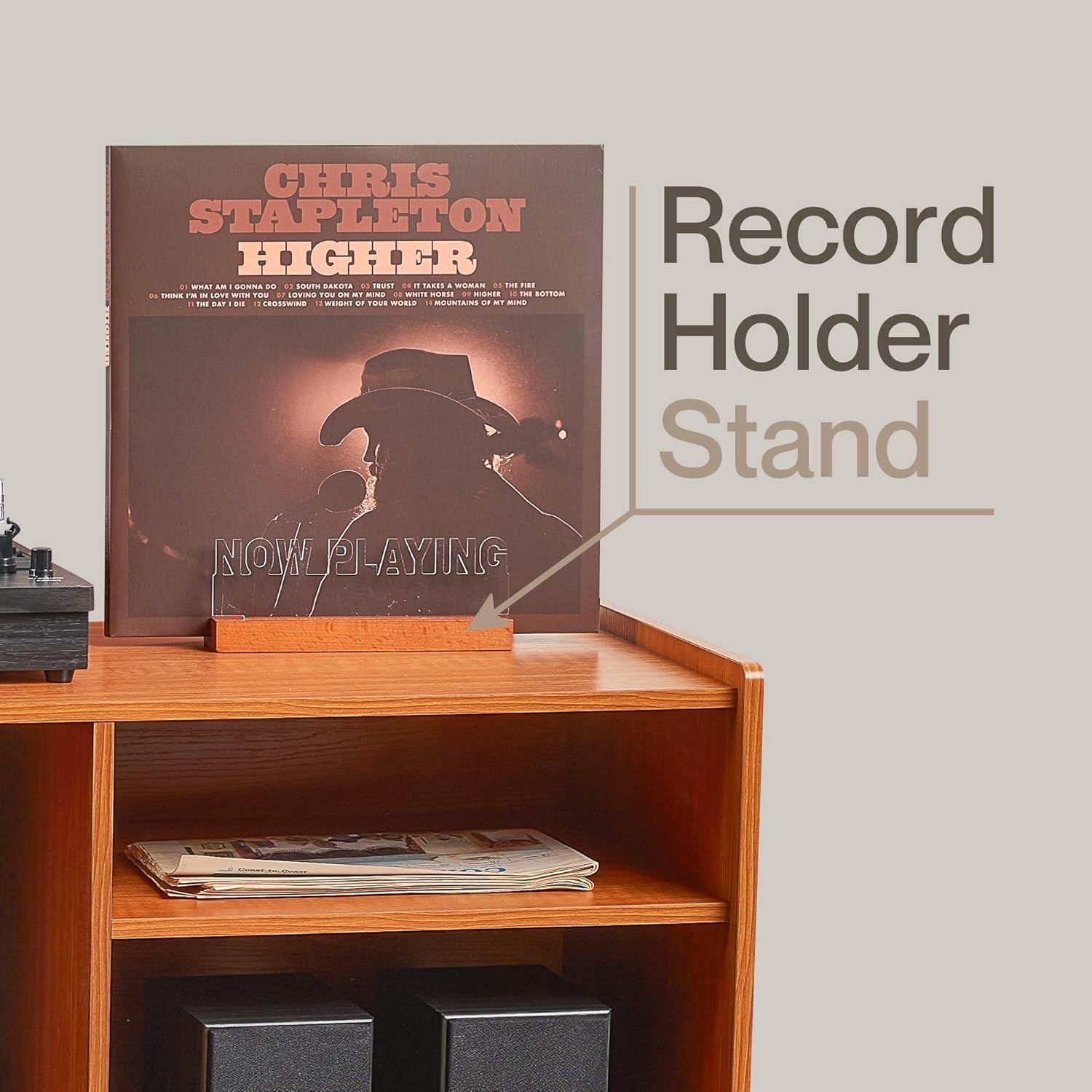 ToneTrove™ Record Player Stand